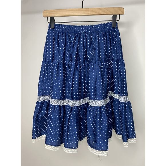 H bar C California Ranchwear VTG Skirt Rockabilly 22.5-34" Medium? A-Line Retro - Picture 3 of 6